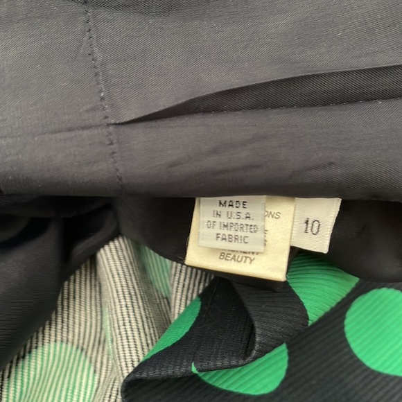 DAVID HAYES Lovely Vintage polka dot  green/ blue color, Womens DRESS size 10” - Picture 16 of 16